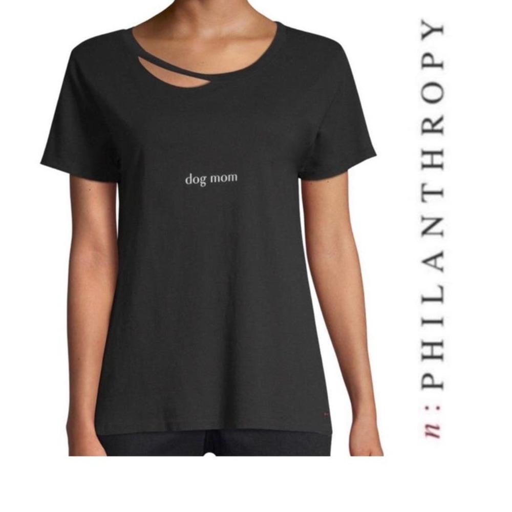 n:Philanthropy Harlow Dog Mom Tee shirt Size Med